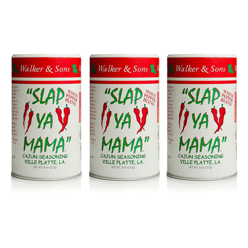 Slap Ya Mama White Pepper Blend 8oz, Pack of 3...