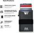 Aluminium Cardholder Wallet for Men | RFID Blocking Layer | Stainless-Steel Construction | Slim & Minimalist Aluminium Wallet with Push Button for...