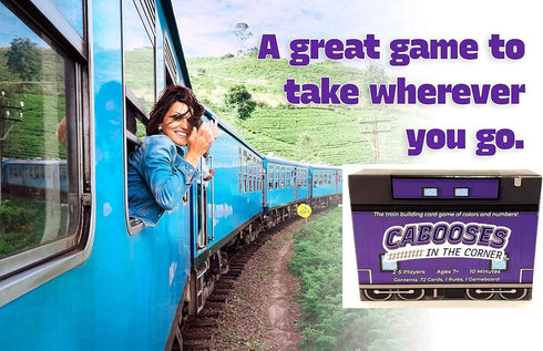 Easy, Fun, Educational - Family Friendly Train Building Card Game - 2-5 Players - Colors, Numbers - English, Spanish - Ages 7+...
