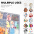 24 Grids Plastic Organizer Box With Dividers Clear Craft Storage Bead Organizer Box Earring Organizer Travel Pill Organizer Jewelry Organizer Stor...