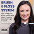 MOUTHWATCHERS Dr Plotkas Extra Soft Flossing Toothbrush, Manual Soft Toothbrush for Adults, Ultra Clean Toothbrush, Good for Sensitive Teeth and G...