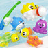 JOYIN Baby Bath Toy Set - Magnetic Fishing Toy with Fishing Rod, Soft Puffer & Clown Fish, Spinning Octopus and Starfish, Wind-up Shark and Turtle...