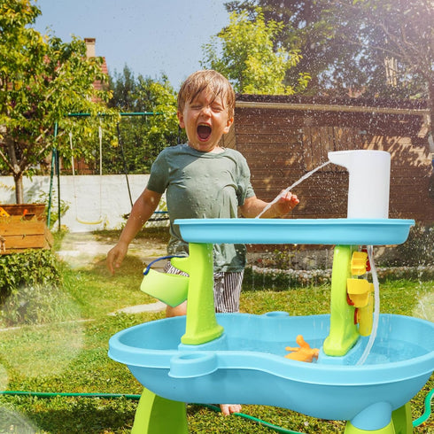 Water Table Pump,4 Hours Lasting time Battery Powered Pump for Kids Sand Water Play Table,Toddler Activity Table Accessory, Summer Outdoor Toys fo...