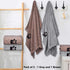 Dog Towels for Drying Dogs - Pack of 2 - Super Absorbent Soft Microfiber Pet Bath Grooming Towel for Dogs and Cats & Other Pets (M-36" * 28", Grey...