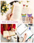 16 Pcs Cute Bookmark Paper Clips Cartoon Silicone Bookmarks with Colorful Paperclips for Kids School Teacher Office Supply Student Stationery (But...