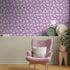 Purple Butterfly Floral Wallpaper Peel and Stick Violet Flower Wallpaper Removable Temporary DIY Contact Paper for Cabinet Drawer Bedroom Girls Ro...