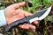 Tracker Knife with Sheath, Handmade Hunting Knife, Full Tang Camping Knife with Wooden Handle, Hand-forged Steel Blade Knife, Survival Knife...