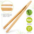 Reusable Classic Bamboo Toast Tongs - Wood Cooking Tong,Ideal for Toaster,Fruits, Bread & Pickles, Kitchen Utensil For Cheese Bacon Muffin Fruits ...