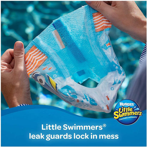 Huggies Little Swimmers Disposable Swim Pants, Small (15lb-34lb.), 12-Count...