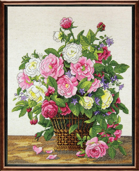 Janlynn Roses Counted Cross Stitch Kit...