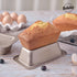 6-Inch Loaf Pan, Non-Stick Baking Bread Pan, Carbon Steel Bakeware Set of 2 7.2" x 4.1" x 1.9" (Champagne Gold)...