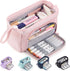 HVOMO Pencil Case Large Capacity Pencil Pouch Handheld Pen Bag Cosmetic Gift for Office School Teen Girl Boy Men Women Adult (Pink)...
