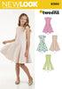 Simplicity New Look Patterns UN6360A Girls' Sized for Tweens Dress, A (8-10-12-14-16)...