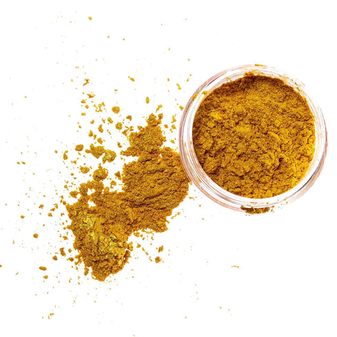Slice of the Moon | Classic Gold Natural Mineral Mica Powder, 0.88oz (25g) | for Personal or Professional Use - Cosmetics, Epoxy Resin Projects, N...
