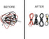 Cable Management Ties(30) 8" Reusable Self-Gripping Cord Straps- Organize Cables, Cords, and Wires- Simple Cord Organizer for Desks and Office (Bl...