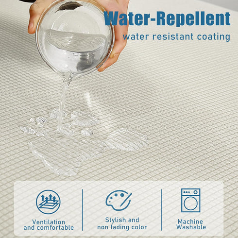 Water Repellent Sofa Seat Cushion Covers High Stretch RV Dinette Seat Covers for Chair Cushion, Furniture Protector Slip Cover for Settee Seater R...
