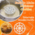 Bunuelos Mold,Aluminum Bunuelos Cookie Maker Mold with Wooden Handle, Detachable Rosette Iron Molds Set,Waffle Molds Funnel Cake Ring,Achappam Mol...