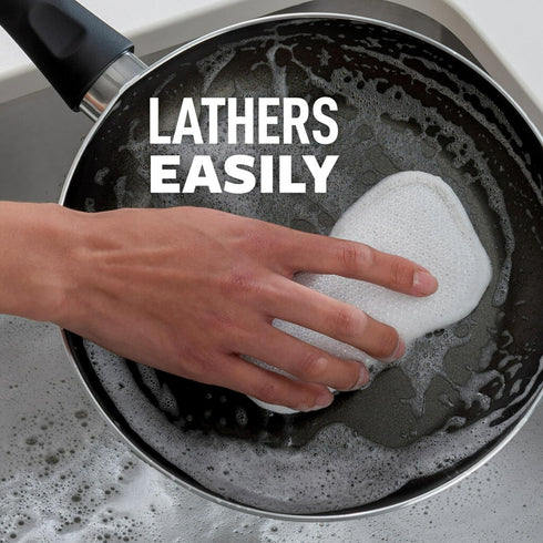 Scotch-Brite Greener Clean Dual Action Scrub & Wipe, for Washing Dishes and Cleaning Kitchen, Dish Scrubber for Washing Dishes, Superior Performan...