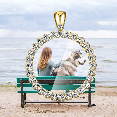 Hicarer 32 Pieces Rhinestone Bezel Pendant Trays Blanks Cabochon Pendant Setting DIY Trays for Crafts Jewelry Making Projects (Gold)...