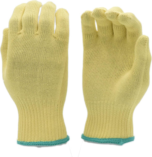 G & F Products 1678M Yellow Medium Cut Resistant Kevlar Knit Work Gloves...