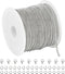 UMAOKANG 16.4ft/5m Stainless Steel Chain for Jewelry Making Chopin Rope Thin Chain Necklace DIY Jewelry Supplies Findings...
