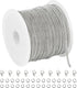 UMAOKANG 16.4ft/5m Stainless Steel Chain for Jewelry Making Chopin Rope Thin Chain Necklace DIY Jewelry Supplies Findings...