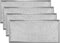 Fits for Whirlpool W10208631A Microwave Grease Filter - Approx 13" x 6" (4-Pack)