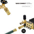 PLG ¾ Inch GHT Solid Brass Garden Hose Quick Connect Fittings,2 Male+2 Female...