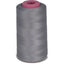 LA Linen 100% Polyester Cone Serger Thread, Gray A710...