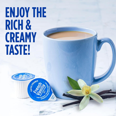 Heartland Non Dairy Liquid Coffee Creamer, French Vanilla, 200 Single Serve Cups, Shelf Stable, No Refrigeration......