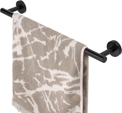 HITSLAM Matte Black 19.8 Inch Towel Bar for Bathroom, SUS304 Stainless Steel Bathroom Towel Rack Wall Mounted, Modern Home Decor Bath Towel Holder...