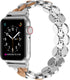 Moolia Elegant Metal Strap Compatible with Apple Watch Band 38mm 40mm 41mm 42mm Metal Fashion Women Replacement Strap Bracelet for iWatch Series 1...