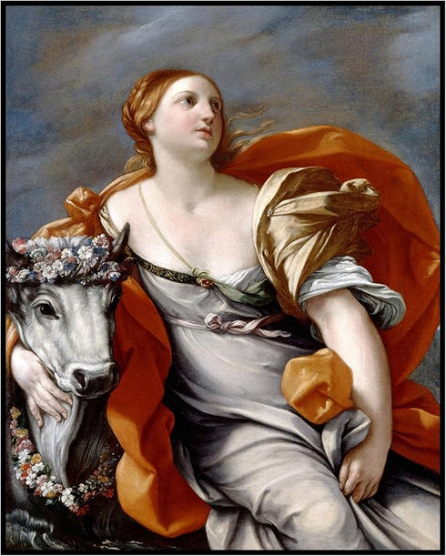 Posterizer 1 pcs-Europa and the Bull c. 1640 Painting poster-Religious Posters-Gifts for Christians -Decor for Church, Sunday School Classroom- un...