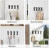 Self Adhesive Coat Hooks for Hanging, Heavy Duty Stainless Double Wall Hook for Towel, Backpack, Hat, Sturdy Metal Hanger for Bathroom, Bedroom, D...