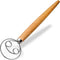 Danish Dough Whisk Wooden Bread Whisk with Stainless Steel Dough Hook - Traditional Dutch Whisk - Dough Mixer Hand Tool & Sourdough Bread Making T...