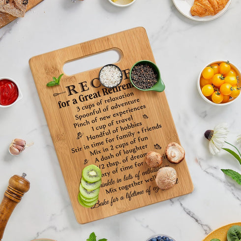 Retirement Gifts for Women, Happy Retirement Gifts for Female Coworker Teachers Nurses Boss Mom Grandma Friends Retirees, Recipe for A Great Retir...
