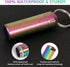 Pill Organizer,2 Pack,Waterproof Single Chamber Stainless Steel Travel Small Pill Box, Keychain Pill Holder Container for Purse or Pocket...