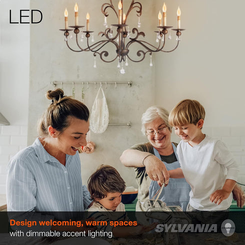 Sylvania 79580 1 LED Bulb, Medium Base, Amber...