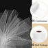 White Tulle Fabric Roll 6 Inch by 100 Yards (300 feet) Sheer Tulle Ribbon for Christmas Gift Wrapping Tutu Skirt Wedding Baby Shower Party Decorat...