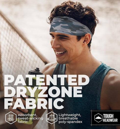 Athletic Performance Headbands - Sweatbands for Men and Women by Mens, Cycling, Football, Working Out and Sports...