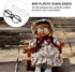 NUOBESTY Doll Eyewear 2pcs Doll Glasses Doll Eyeglasses Doll Dress up Glasses Dolls Reading Glasses Mini Glasses Costume Supplies for 15-20cm Doll...