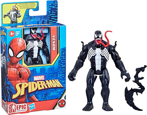 Marvel Epic Hero Series Venom, 4-Inch Action Figure with Accessory, Kids Ages 4 and Up...