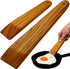Mesquite Wooden Spatula for Cast Iron (9" & 12", Set of 2, Teak Wood) | For Cooking, Turning Eggs, and Stir Frying | Non Stick & Non Scratch...