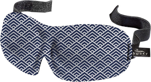 Bucky 40 Blinks No Pressure Eye Mask for Travel & Sleep, Blue Atlas, One Size...