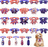 25 Pieces Patriotic Dog Bowties with 5 Kinds of Designs US Independence Day Cat Neckties Adjustable Dog Collar Accessories for Small Medium Pets...