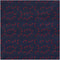 Jacob Alexander Men's Happy Valentine's Day Red Outline Hearts Pocket Square - Dark Blue...