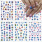 6 Sheets Cute Nail Art Stickers Decals 3D Self Adhesive Kawaii Designer Nail Stickers for Nail Art Supplies Cartoon Nail Stickers Women Girls DIY ...