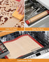 Silicone Baking Mat-Set of 5 (2 Half Sheet Mats + 2 Quarter Baking Sheets+ 1 9'' Oven Liner), Sopito Non Stick & Reusable Bakeware Mats for Cookie...