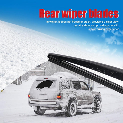 HRSNO® 12" Rear Wiper Blades Replacement for Toyota RAV4 2001-2012/Kia Soul 2010-2019/Toyota Yaris 2007-2019/Dodge Durango 2011-2023/Toyota RAV4 2...
