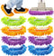 4 Pairs (8 Pieces) Mop Slippers Shoes Cover Dust Duster,Multi Function Reusable Microfiber Dust Mops,Floor Cleaning Shoes for Bathroom,Office,Kitc...